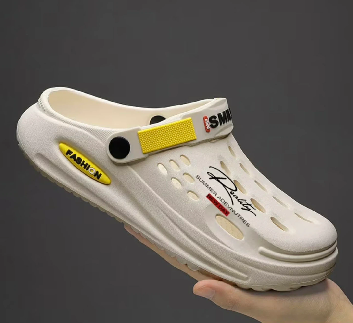 White "Reality" Clogs for Men & Women - photo 2