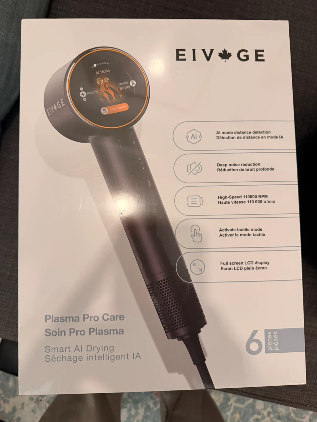 EIV GE Plasma Pro Care Smart AI Drying Hair Dryer
