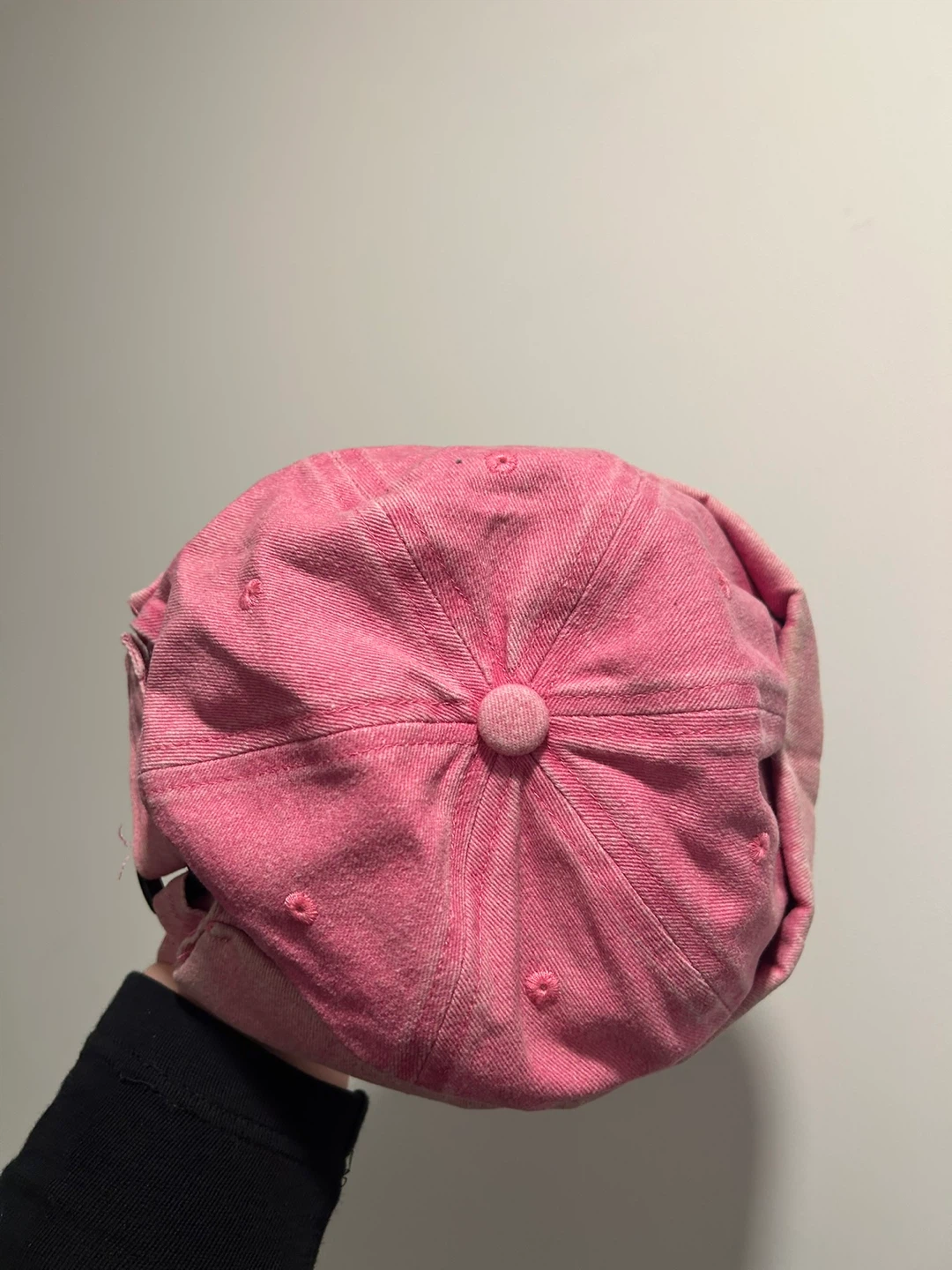 Pink Denim Fisherman Beanie Hat - photo 3