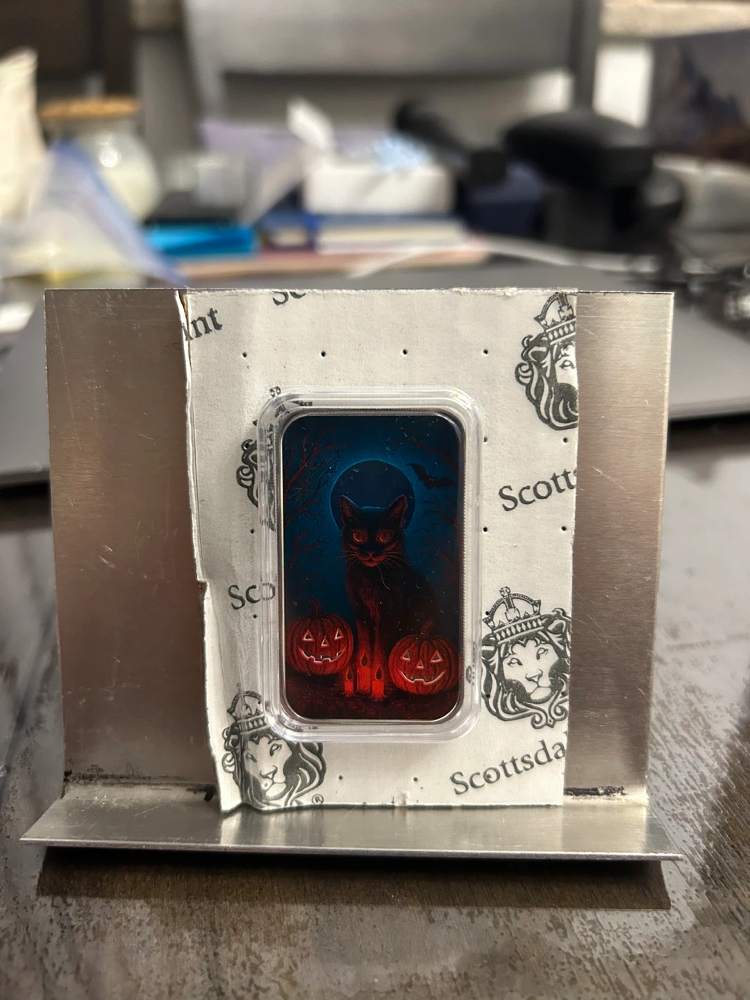 2025 Black Cat & Pumpkins Scottsdale 1 oz pure silver