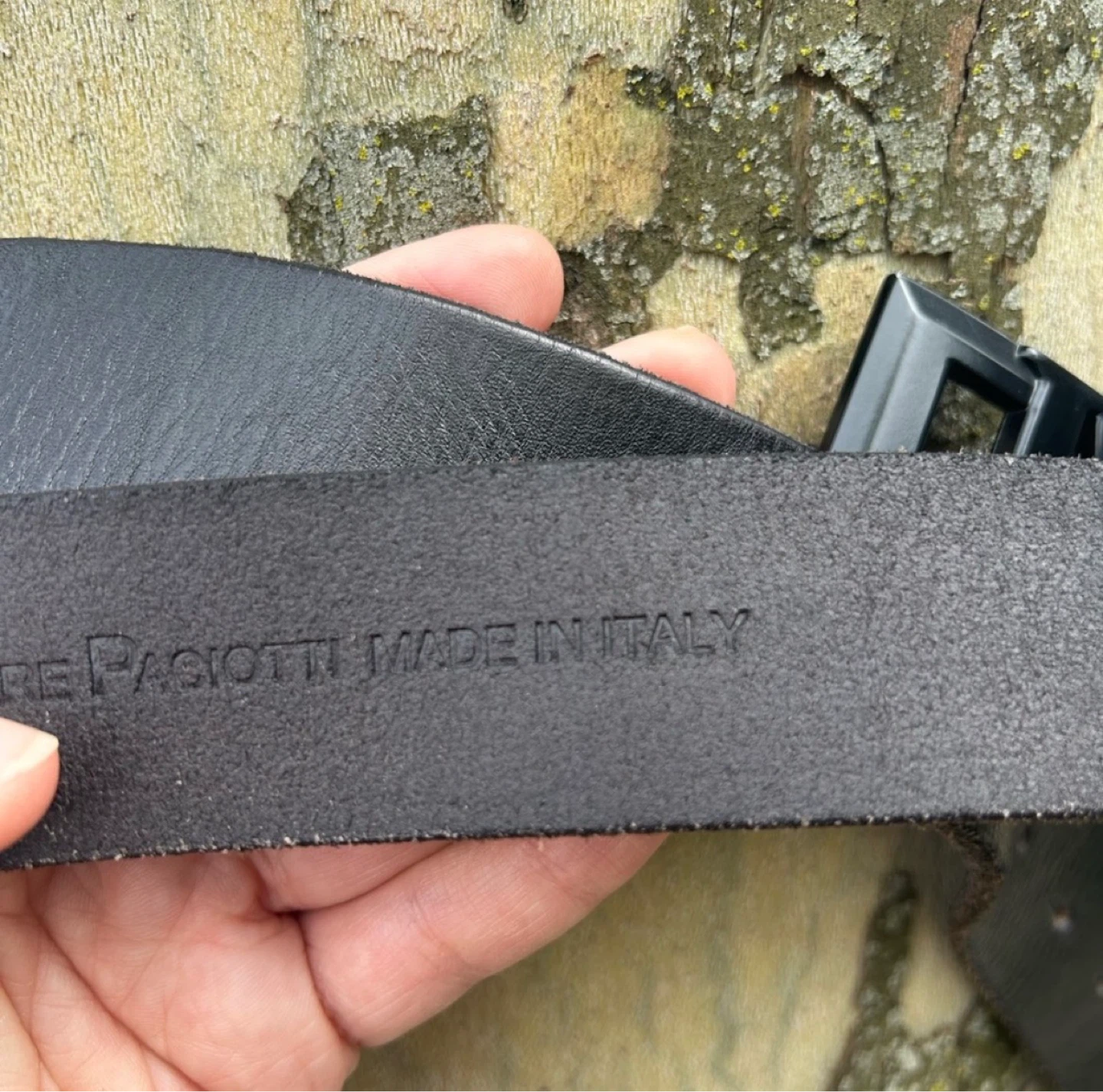 BIANNI Belt with B Logo Buckle - Black Leather - photo 2
