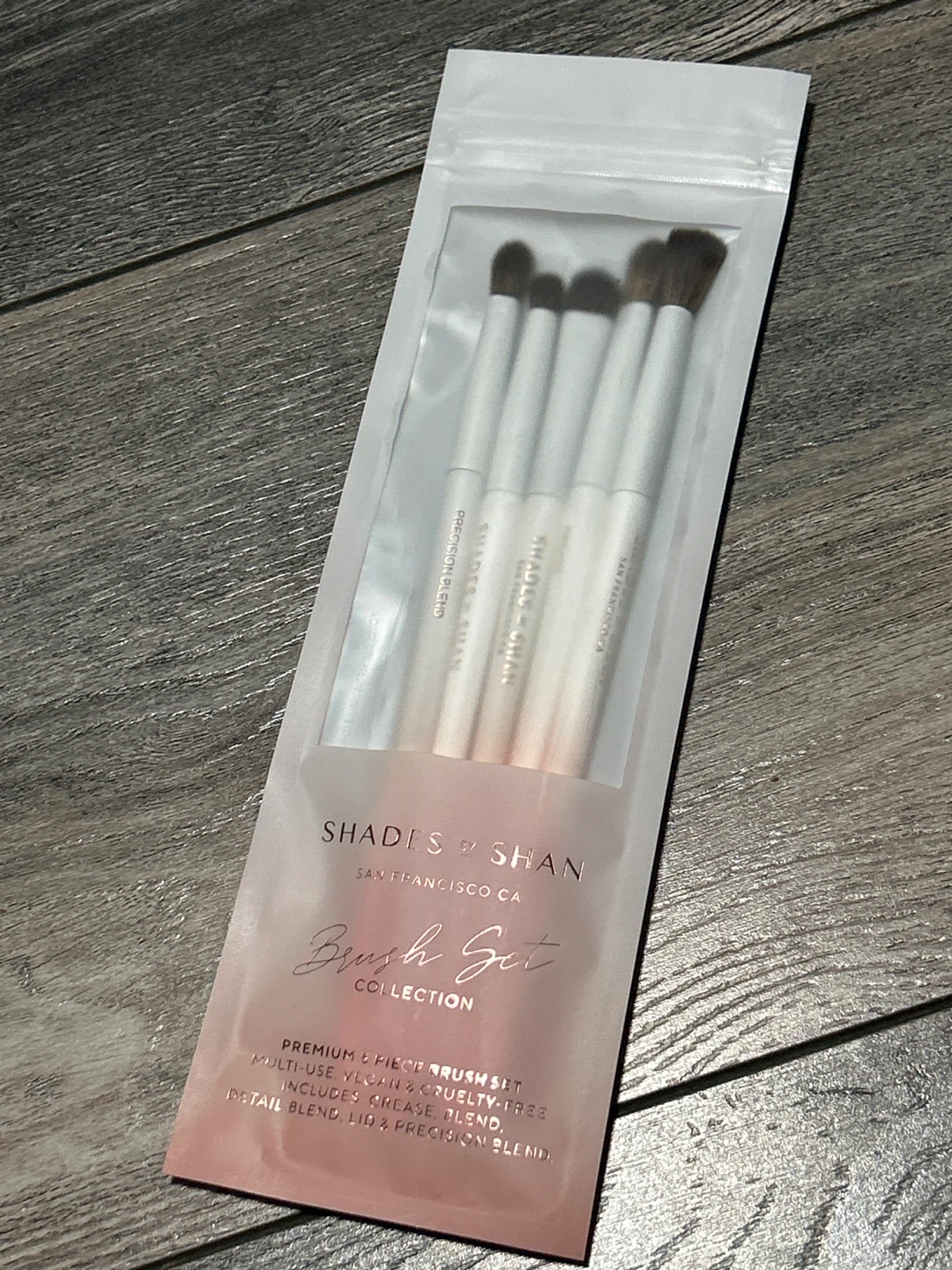 Shades By Shan 5 Piece Brush Set
