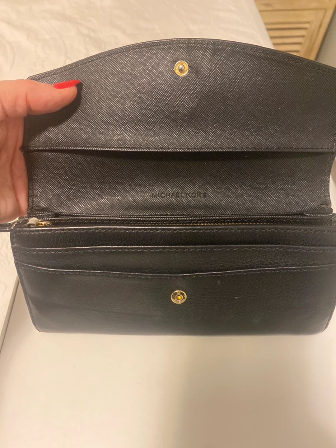 Michael Kors Black Leather Wallet - photo 2