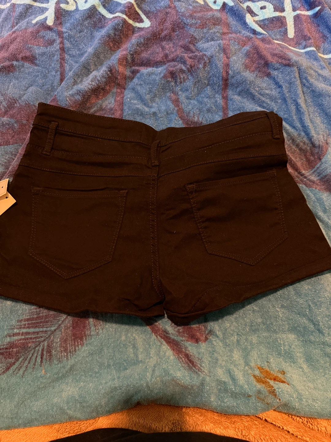 No Boundaries Black High Waisted Denim Shorts Size 11 - photo 4