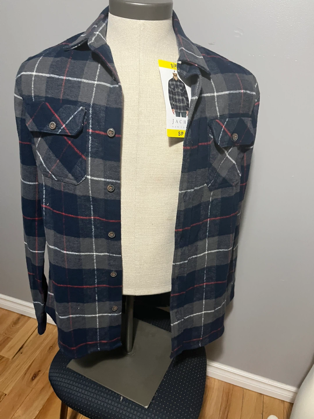 Jacks Men's Plaid Flannel Shirt  - S/P - photo 5