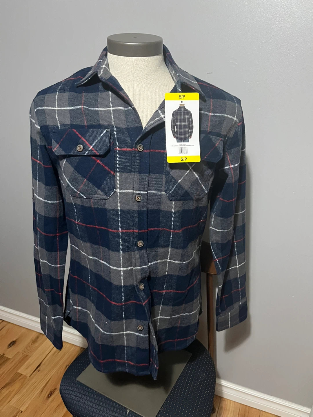 Jacks Men's Plaid Flannel Shirt  - S/P - photo 3
