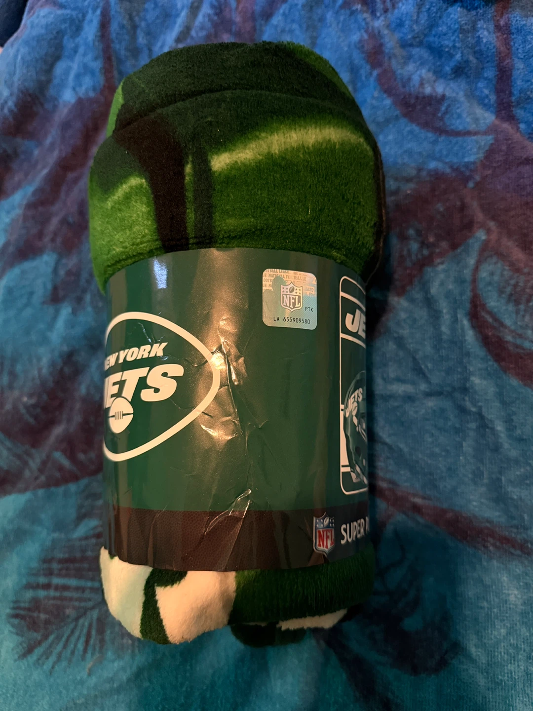 New York Jets Super Plush Throw Blanket 46" x 60" - photo 3