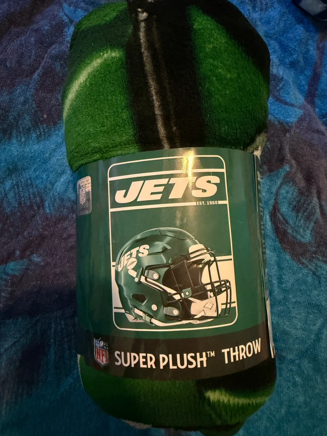 New York Jets Super Plush Throw Blanket 46" x 60"