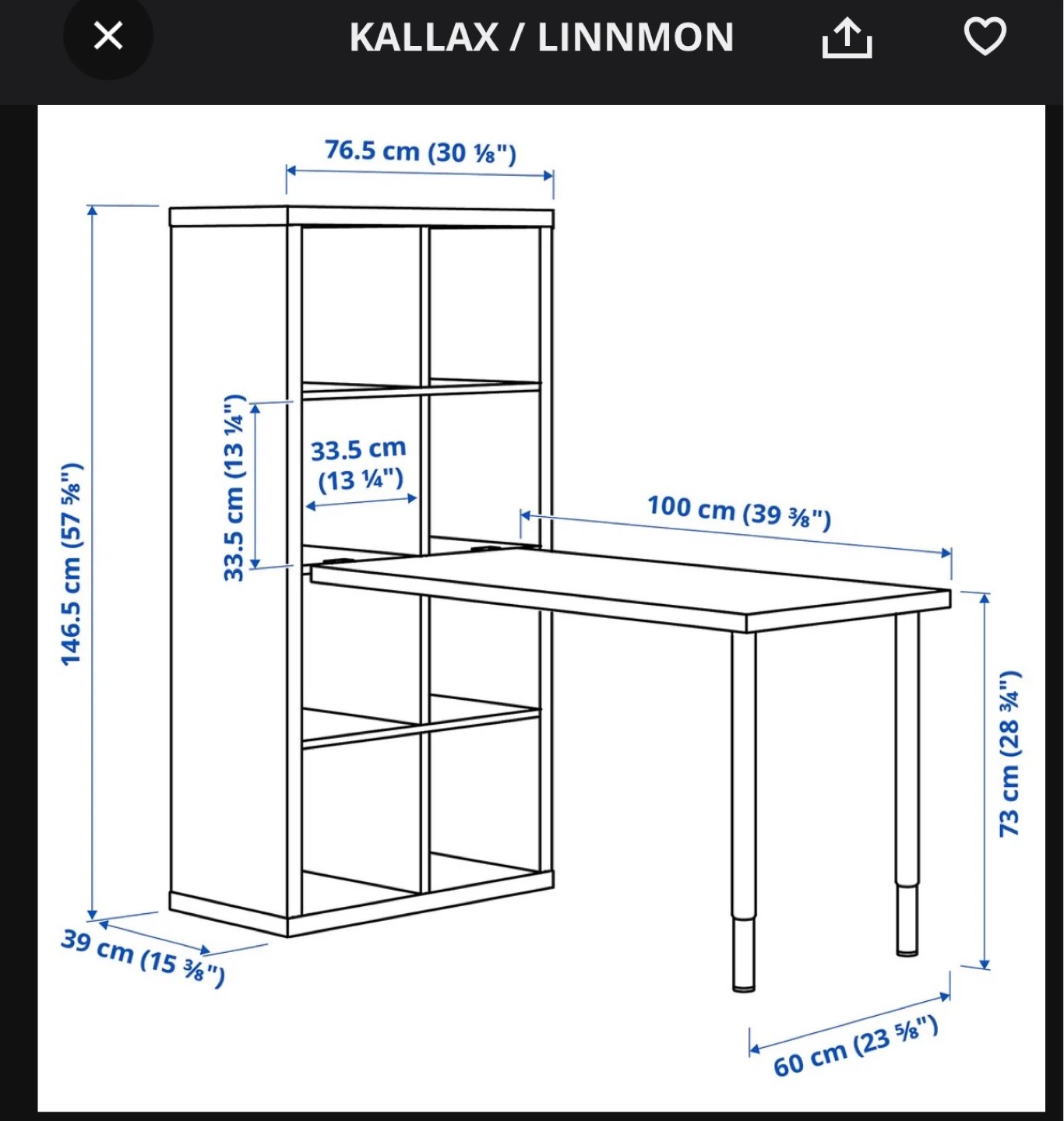 IKEA Reading/Computer Desk – Excellent Condition! - photo 4