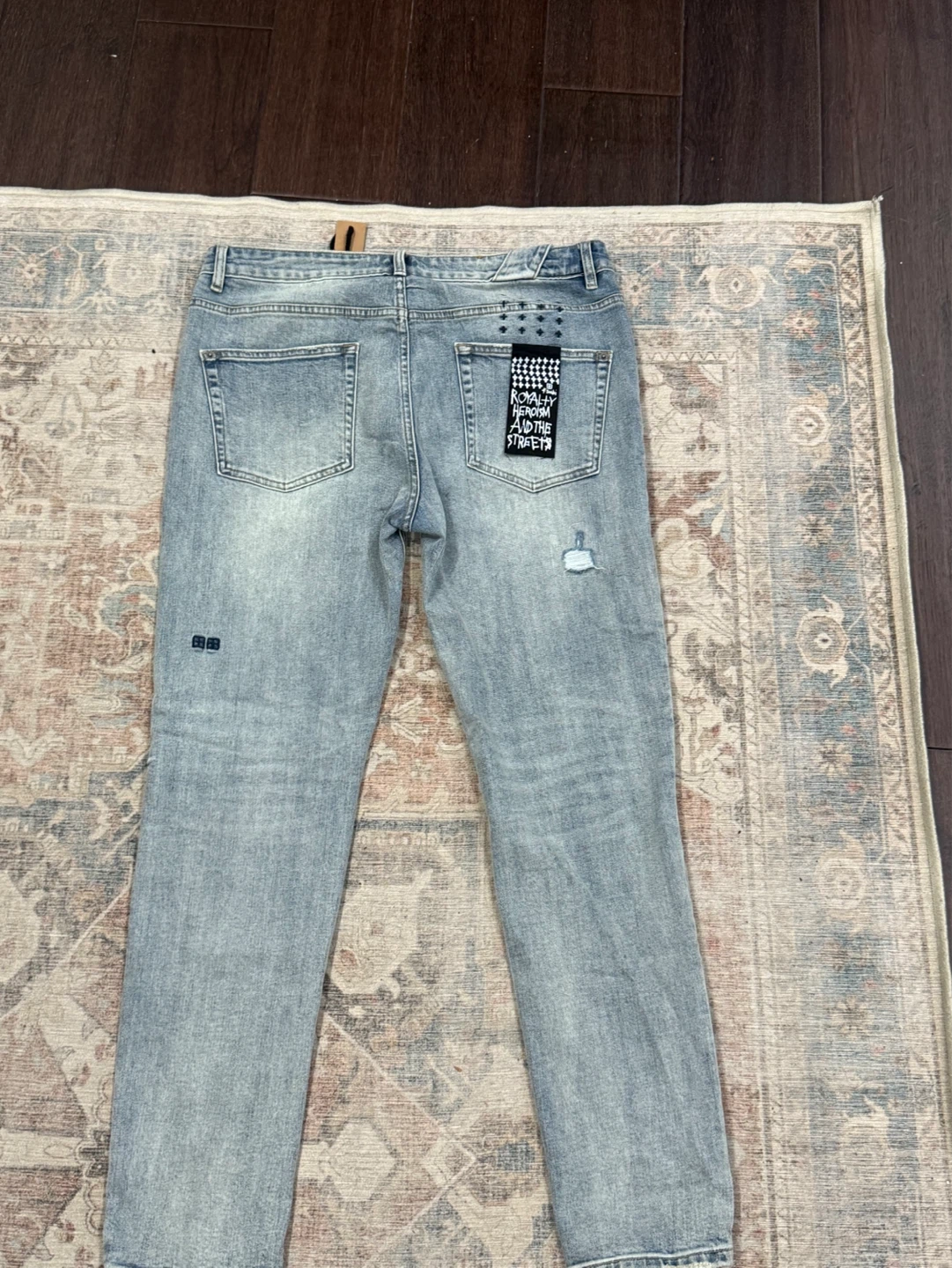 Ksubi Light Wash Distressed Denim Jeans