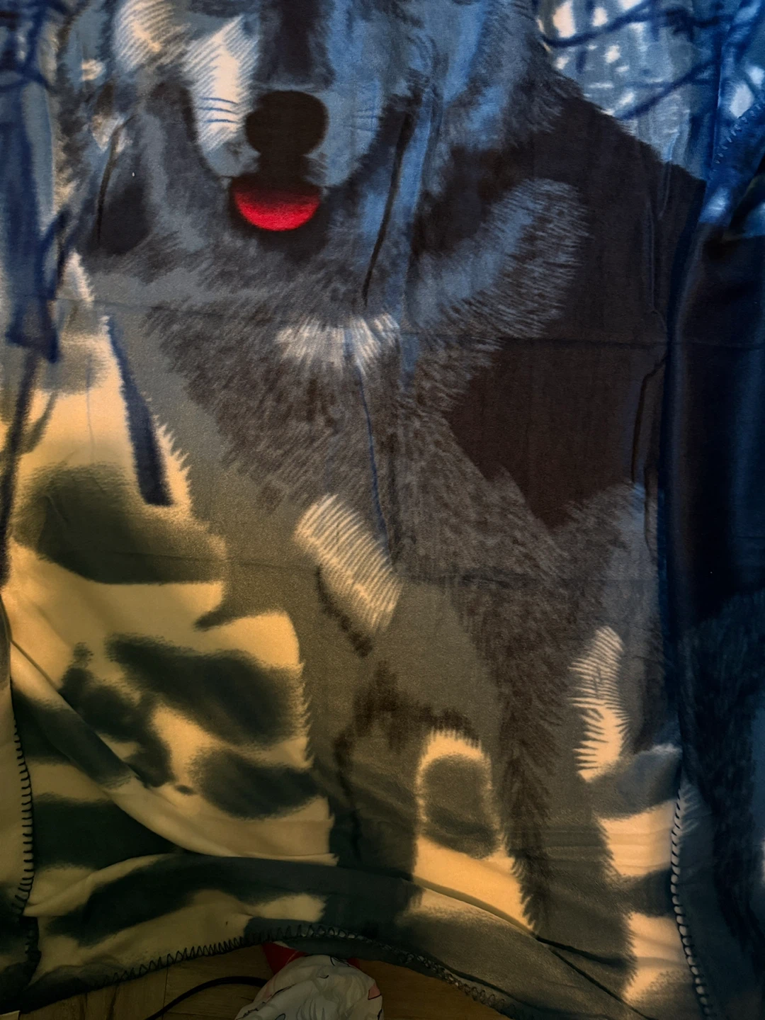 Wolf Fleece Blanket - photo 2