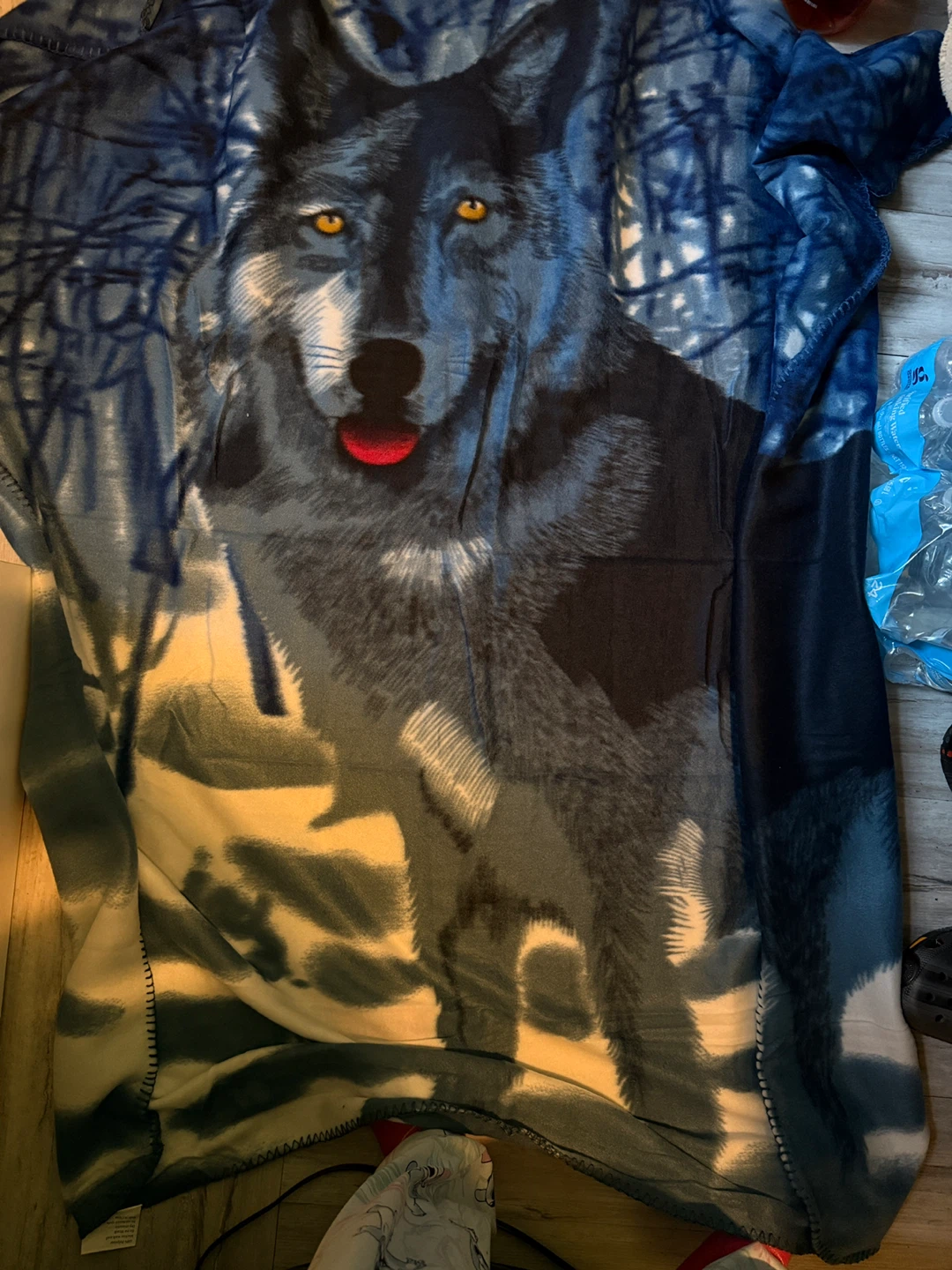 Wolf Fleece Blanket