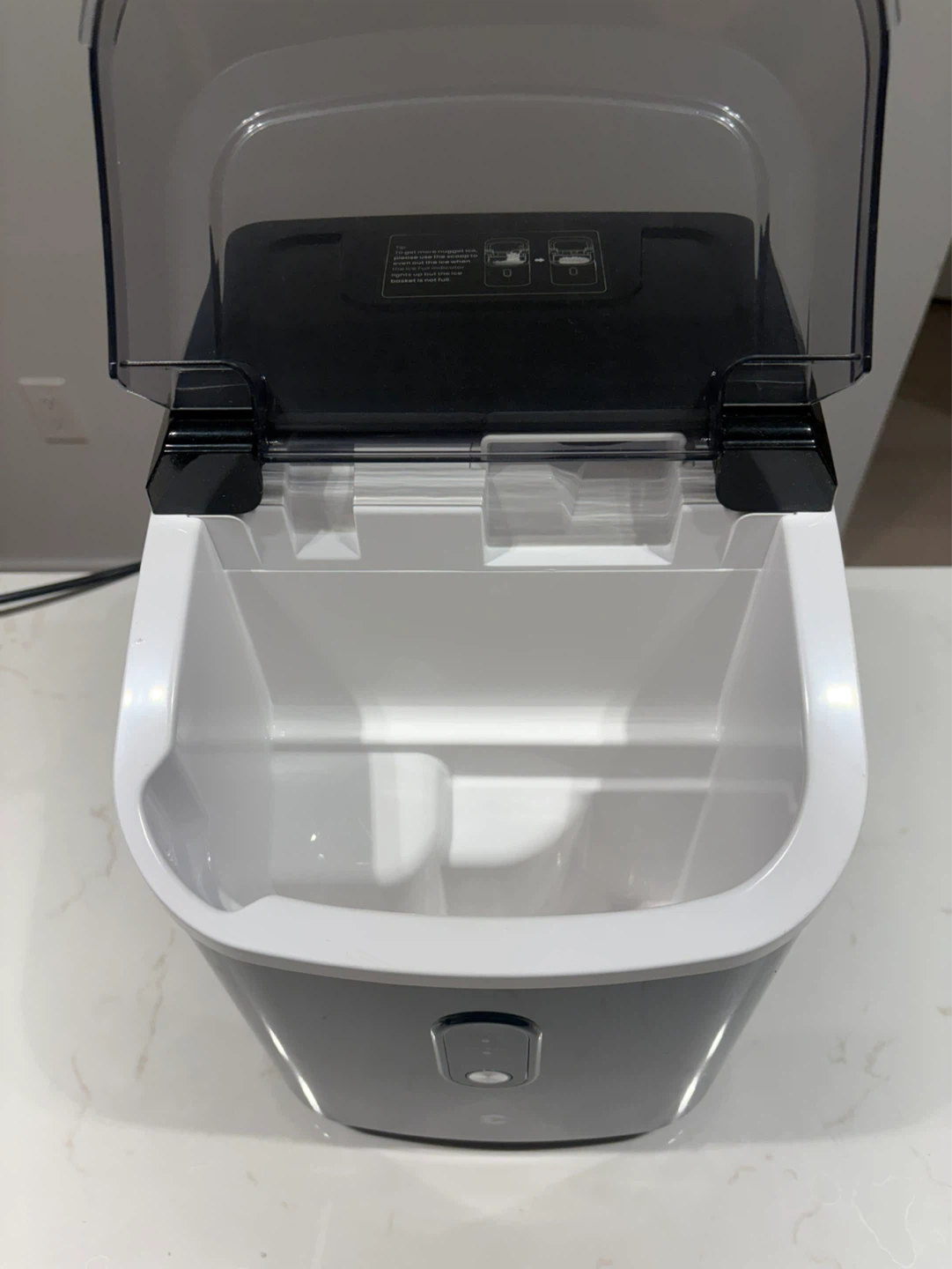 Countertop Nugget Ice Maker, Pellet Crushed Chewable Ice Cubes - photo 3