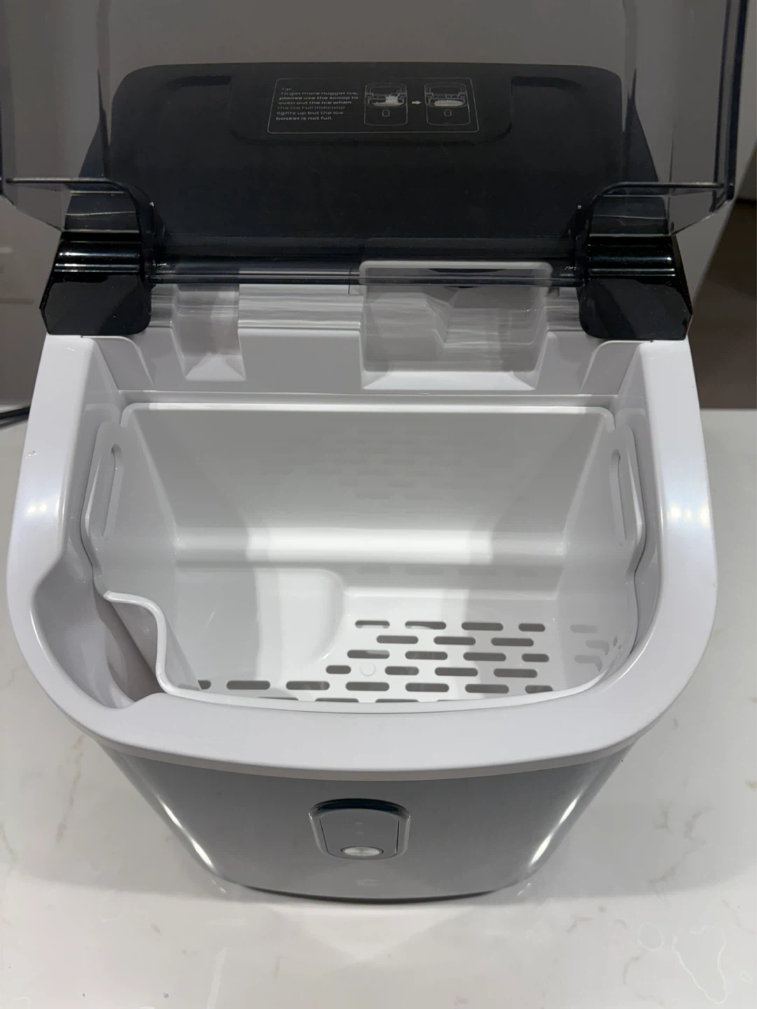 Countertop Nugget Ice Maker, Pellet Crushed Chewable Ice Cubes - photo 2