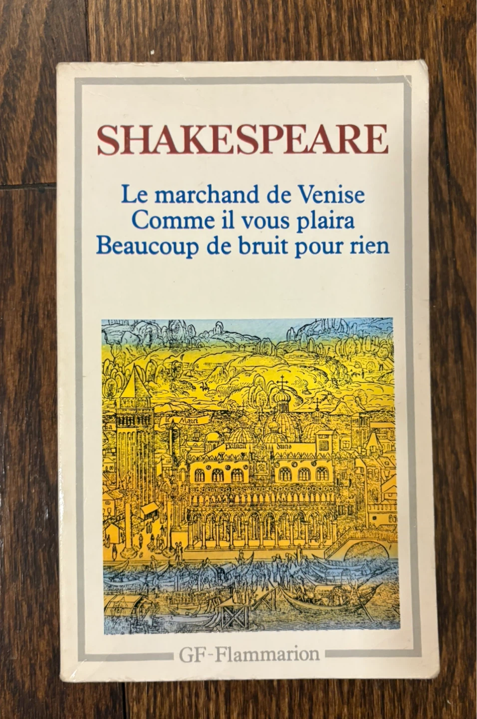 $2 - three Shakespeare plays in FRENCH