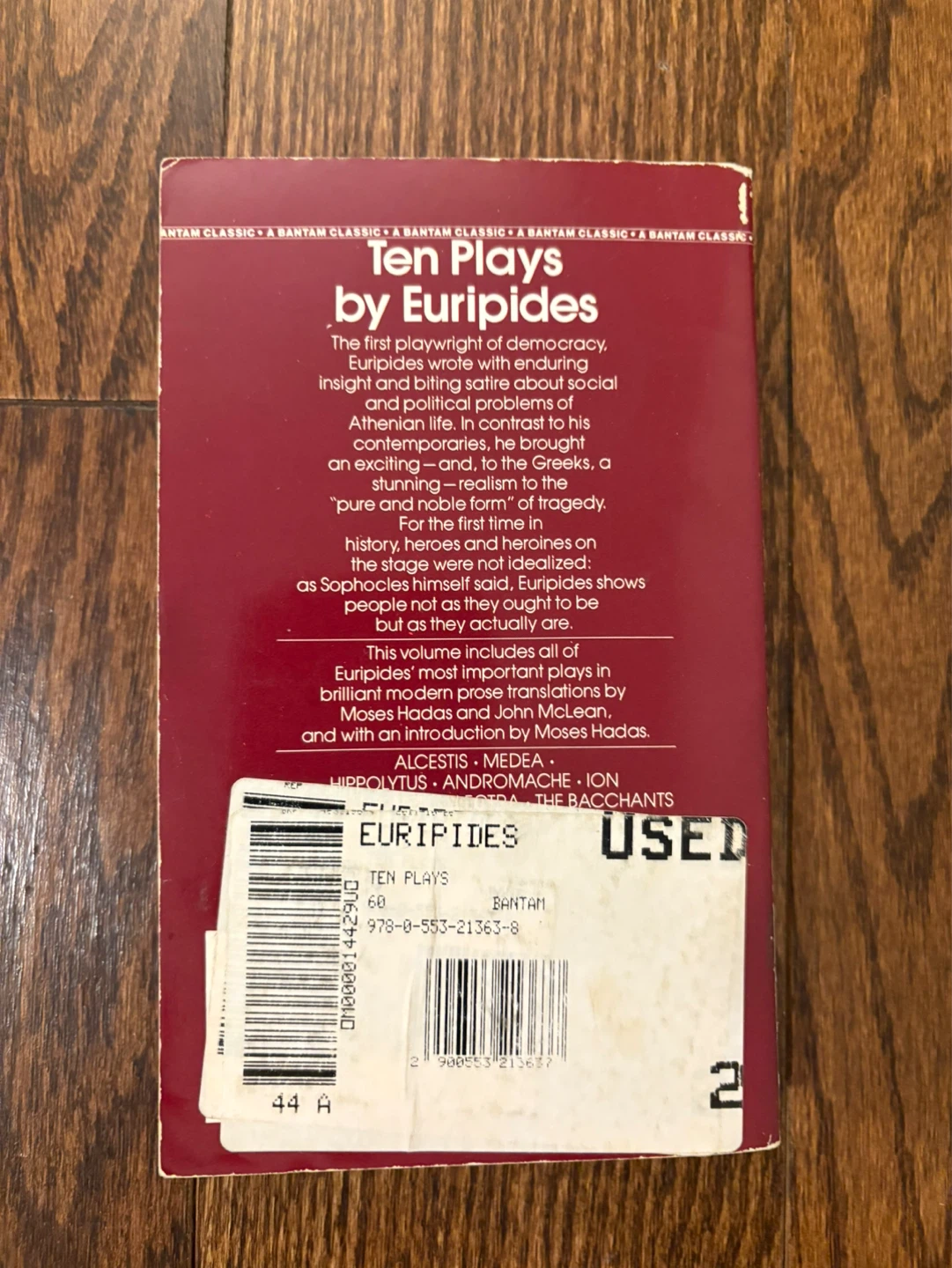 $2 - Ten plays by Euripides - photo 2