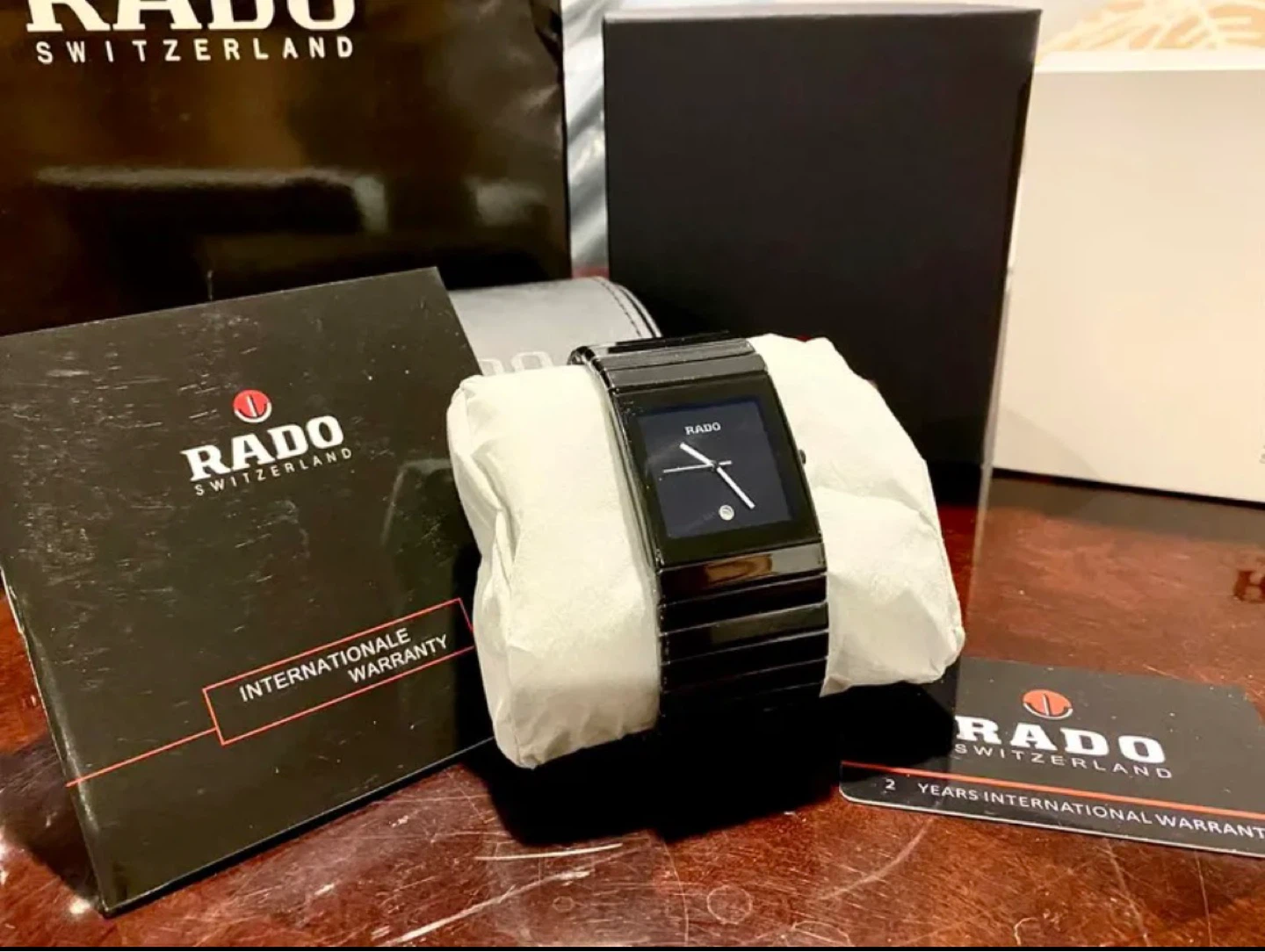 Rado Switzerland Black Ceramic Watch