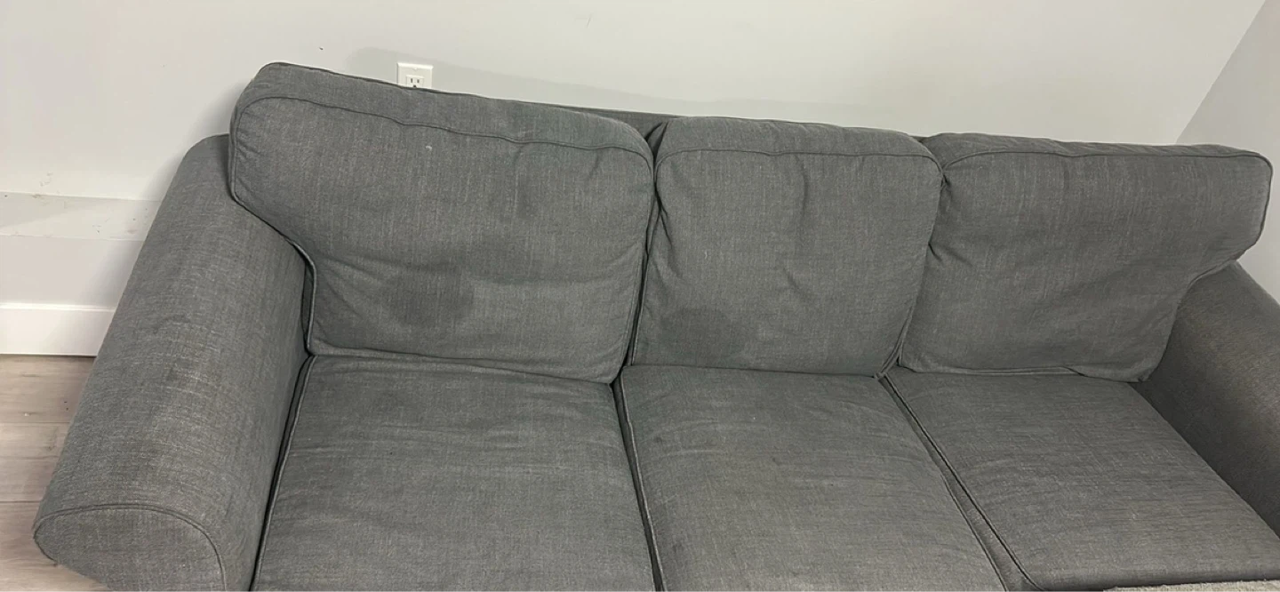 Grey 3-Seater Sofa - photo 3