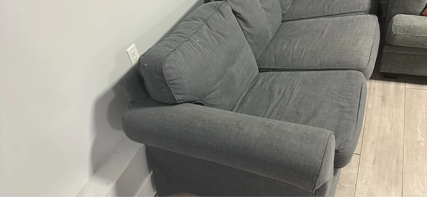 Grey 3-Seater Sofa