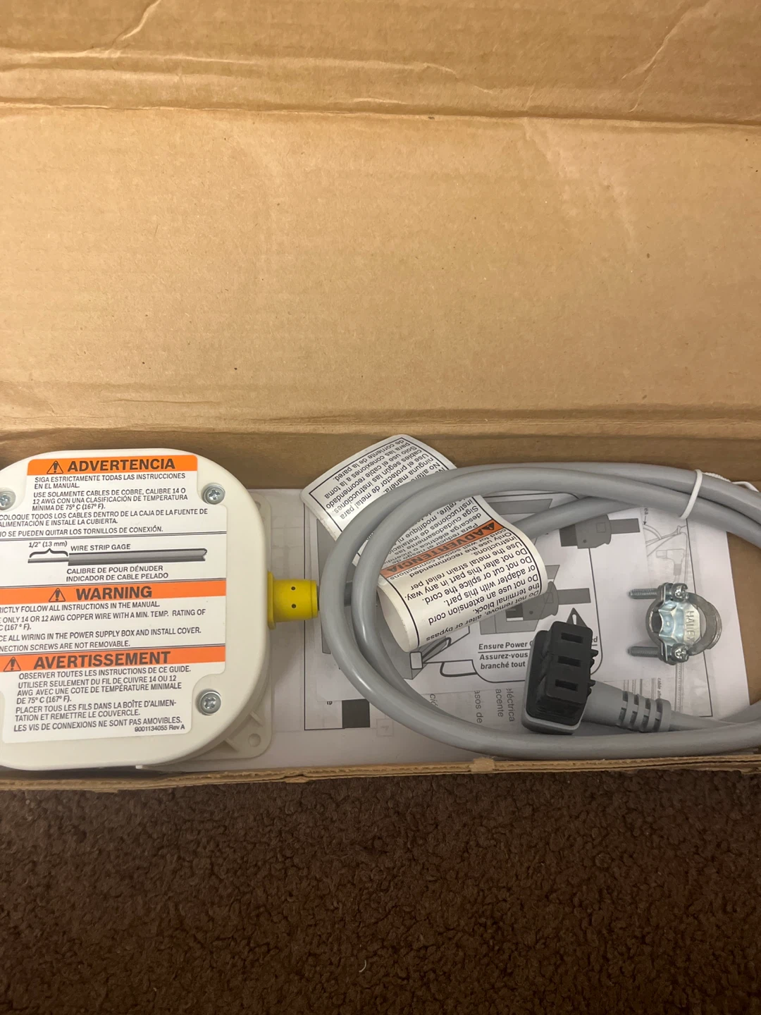 Wire Strip Gauge and Power Supply Box Components