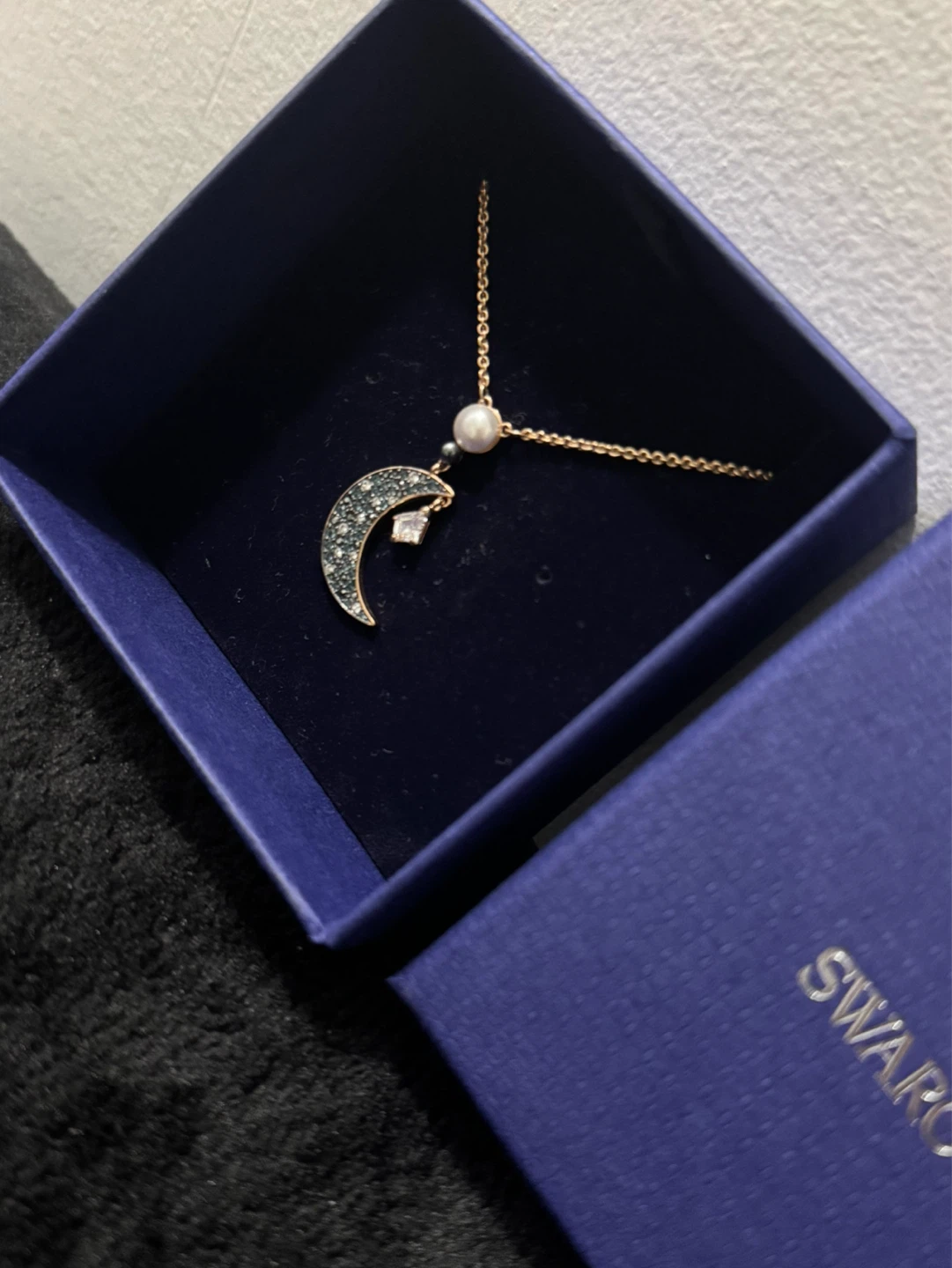 Swarovski Moon Pendant Necklace