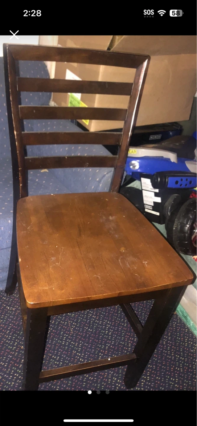 Wooden chairs