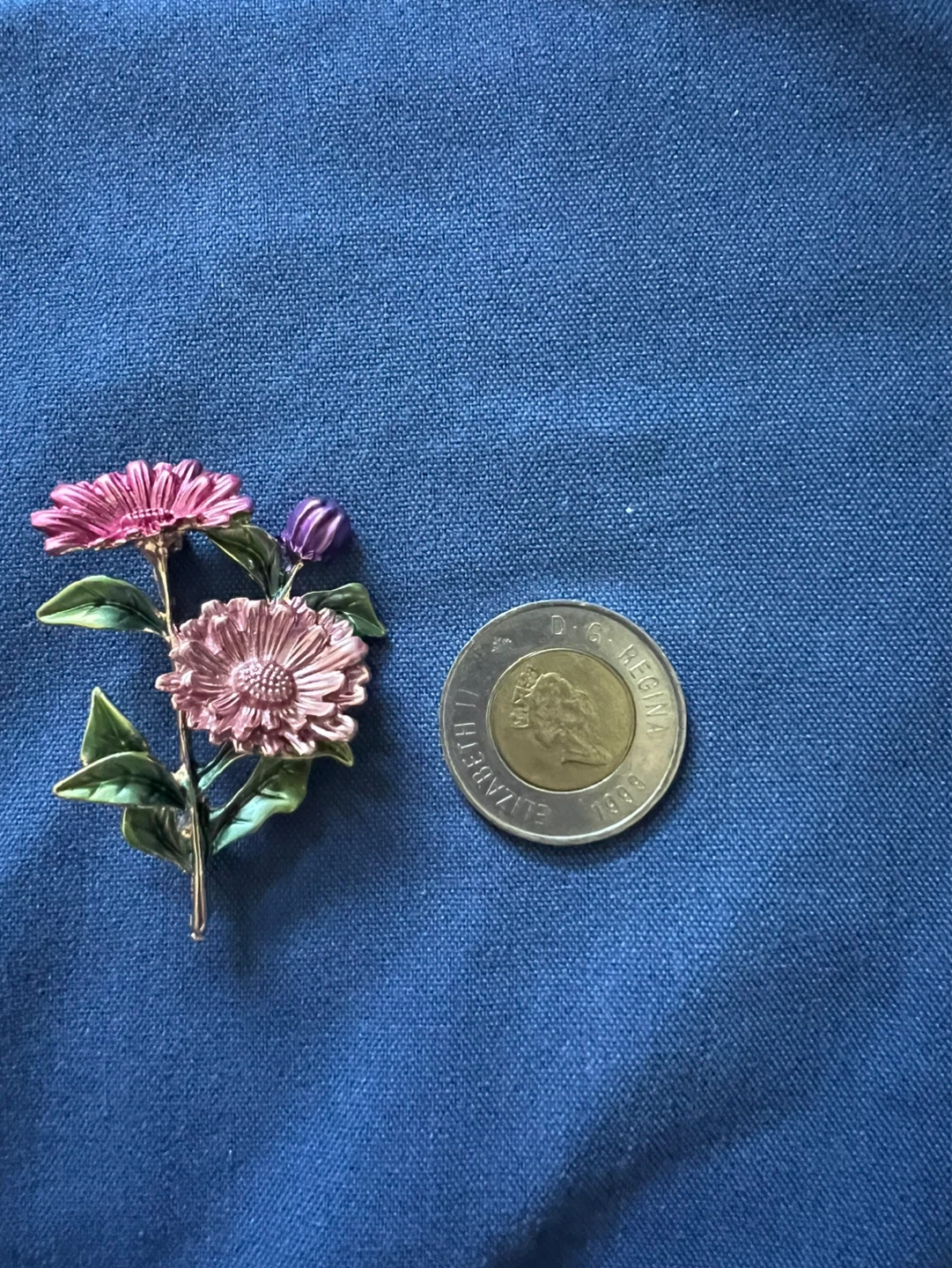 Floral Brooch Pin - photo 2