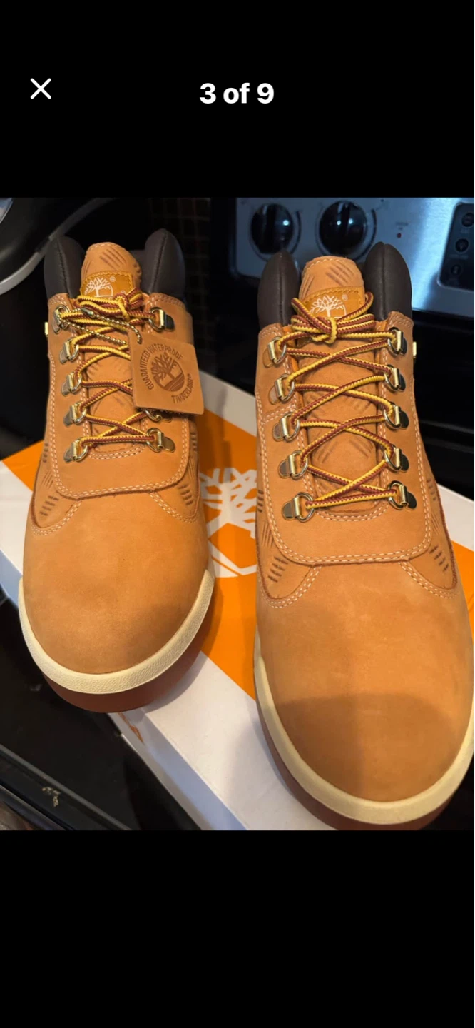 Timberland Boots Tan Suede Mid-Top Lace-Up - photo 2