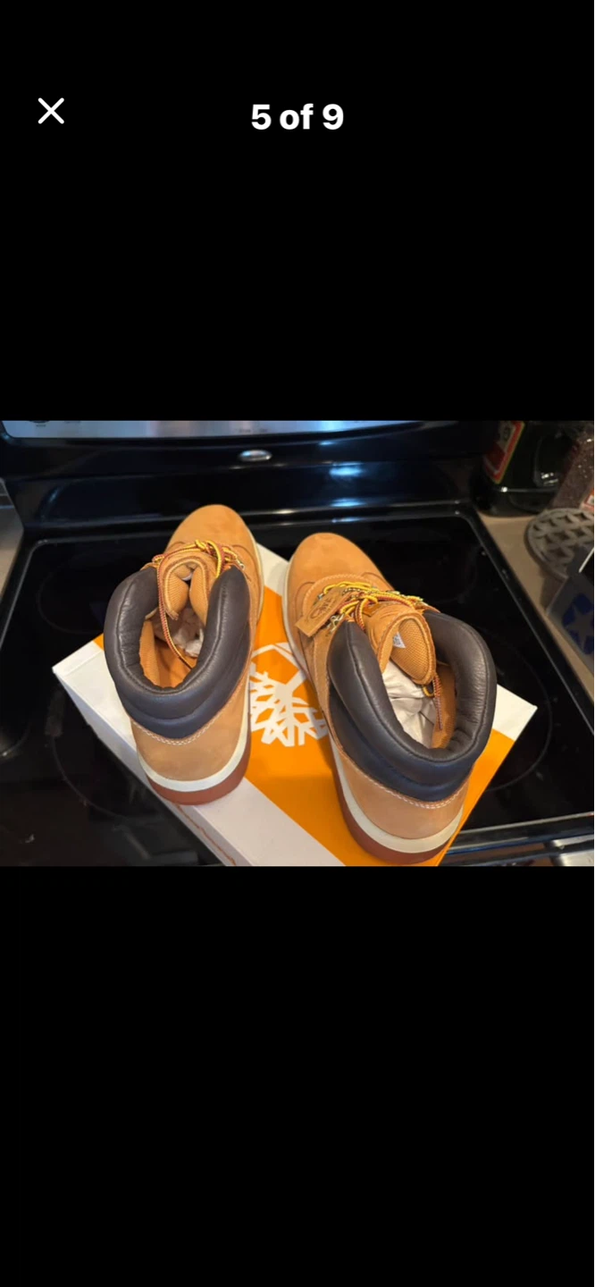 Timberland Boots Tan Suede Mid-Top Lace-Up - photo 4