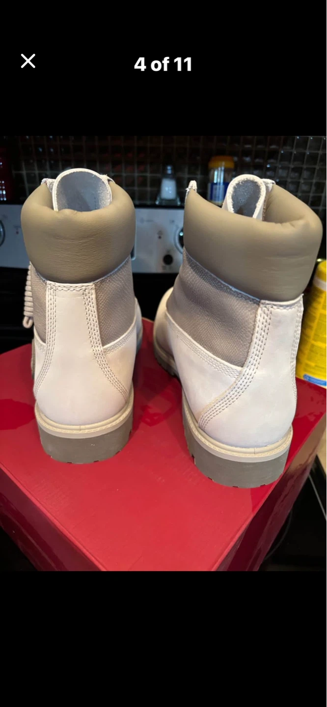 Timberland Heritage 6 inch White Nubuck Waterproof Boots - photo 3