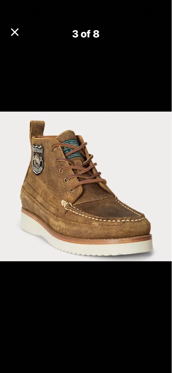 Polo Ralph Lauren "Sportsman" Suede Boots - Brown - photo 2