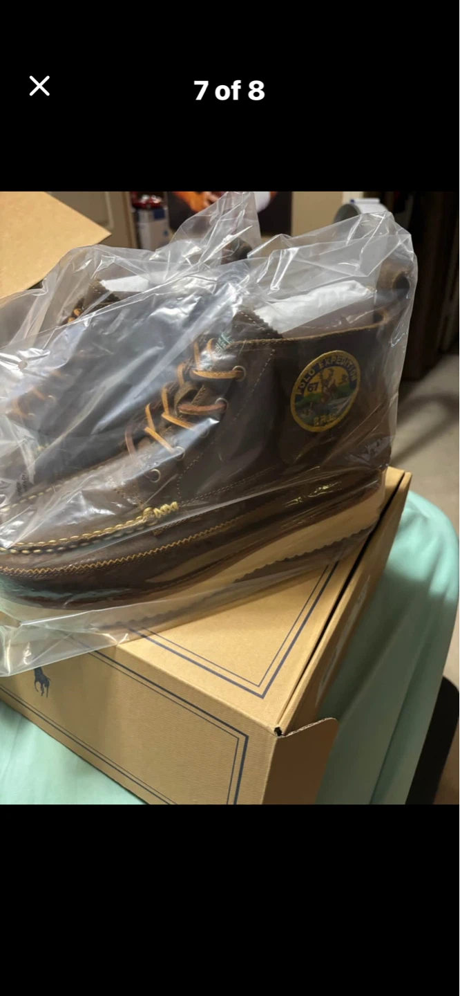 Polo Ralph Lauren "Sportsman" Suede Boots - Brown - photo 5