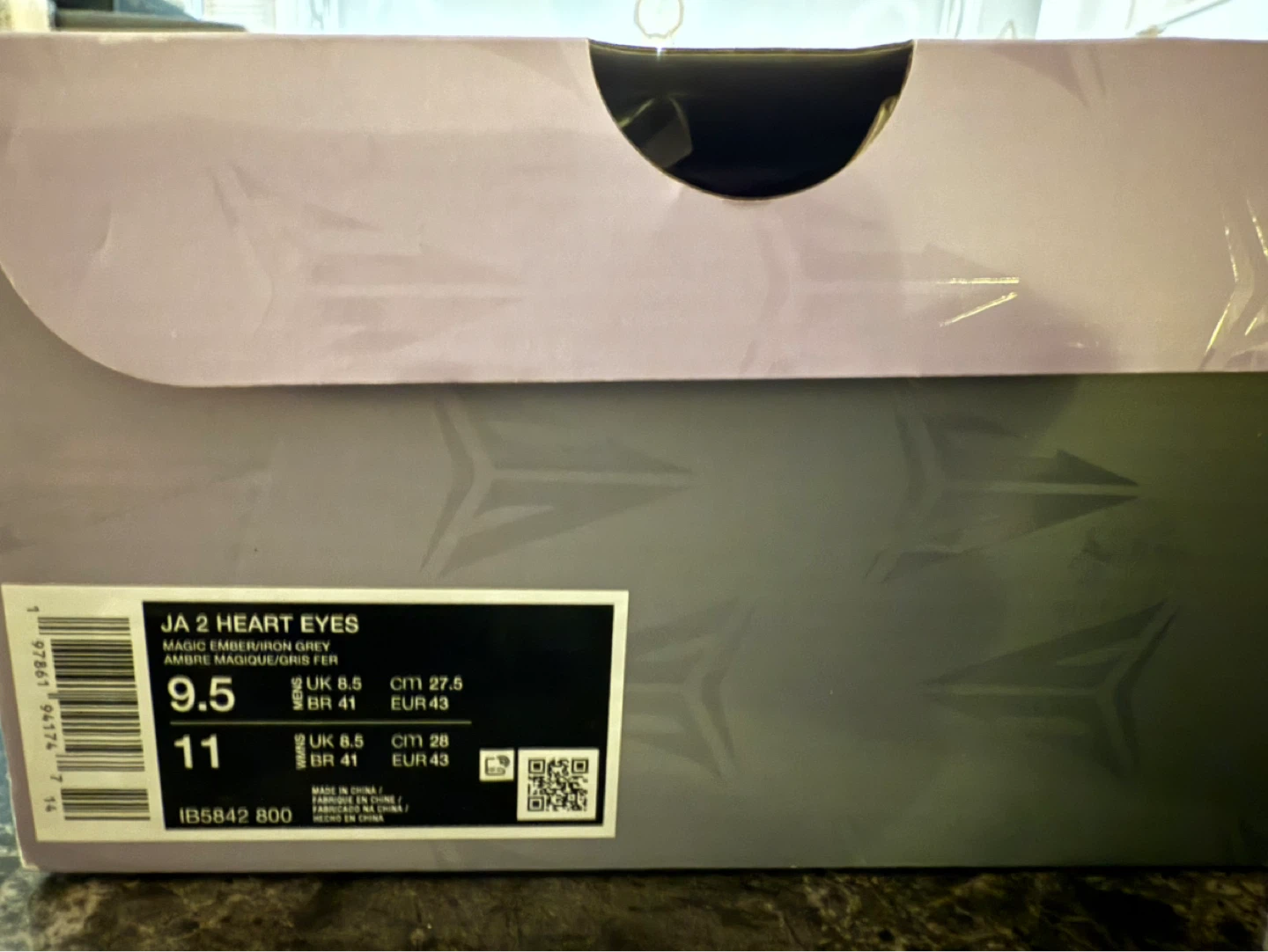 Nike JA 2 Heart Eyes Basketball Shoes - photo 2