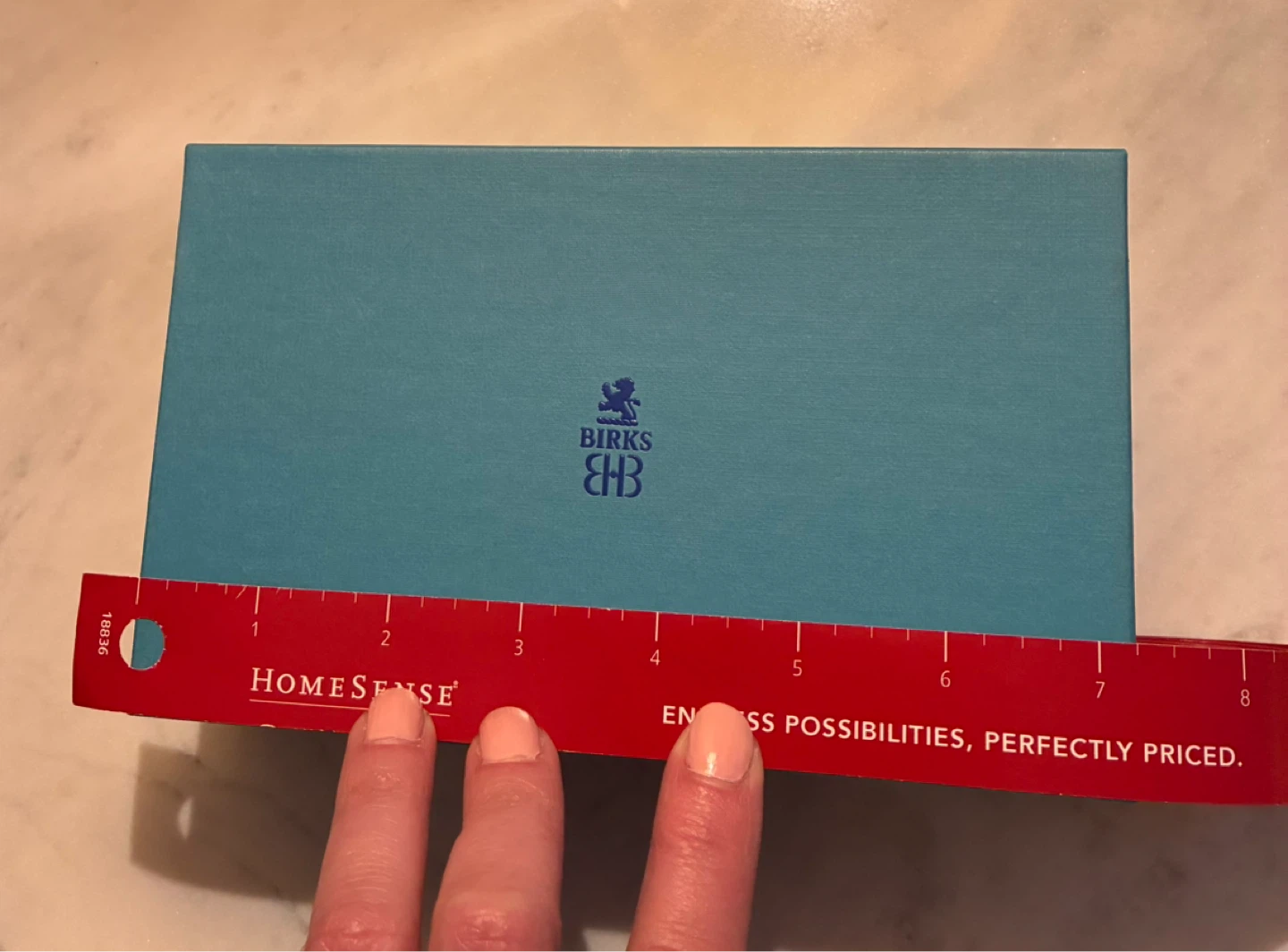 Authentic Birks Turquoise Empty Gift Box - photo 4