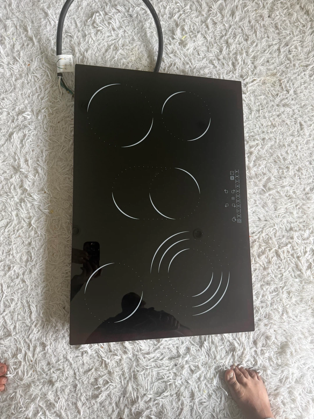 5 Burners Electric Cooktop