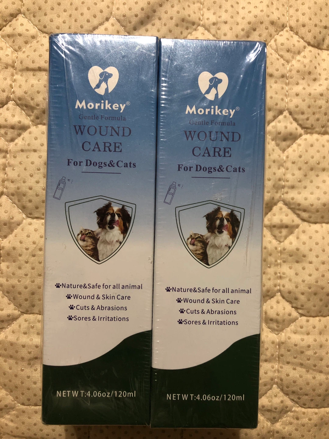 New-Morikey Gentle Formula Wound Care for Dogs & Cats (2 Pack)