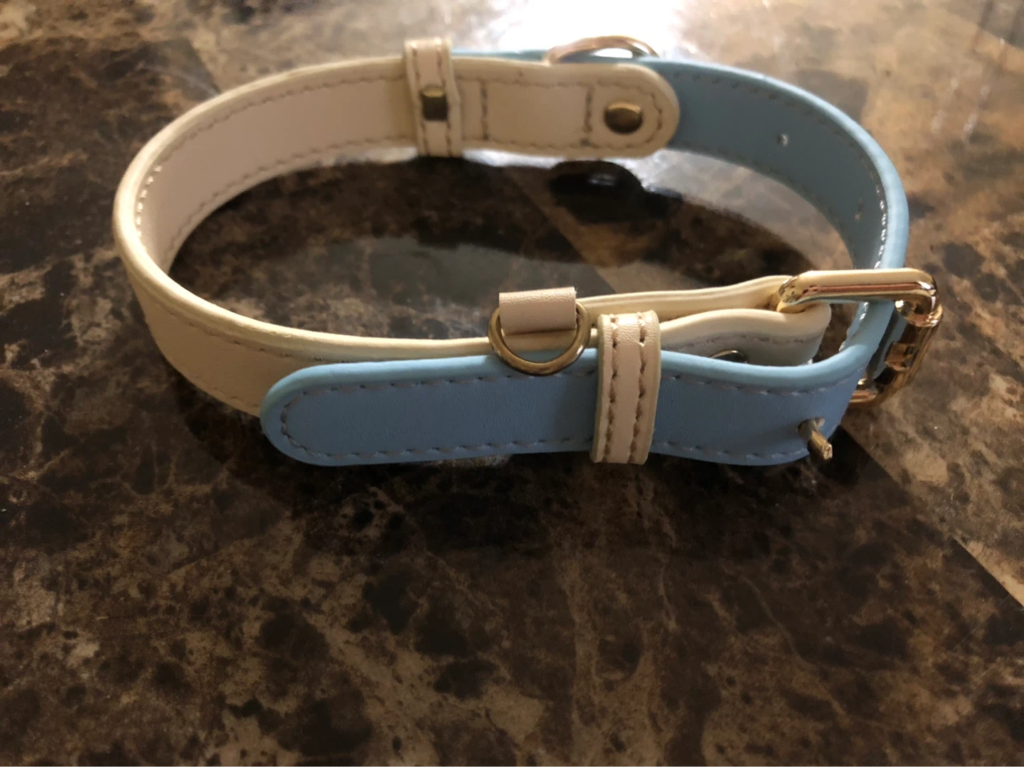 New-  Two-Tone Dog Adjustable Collar!