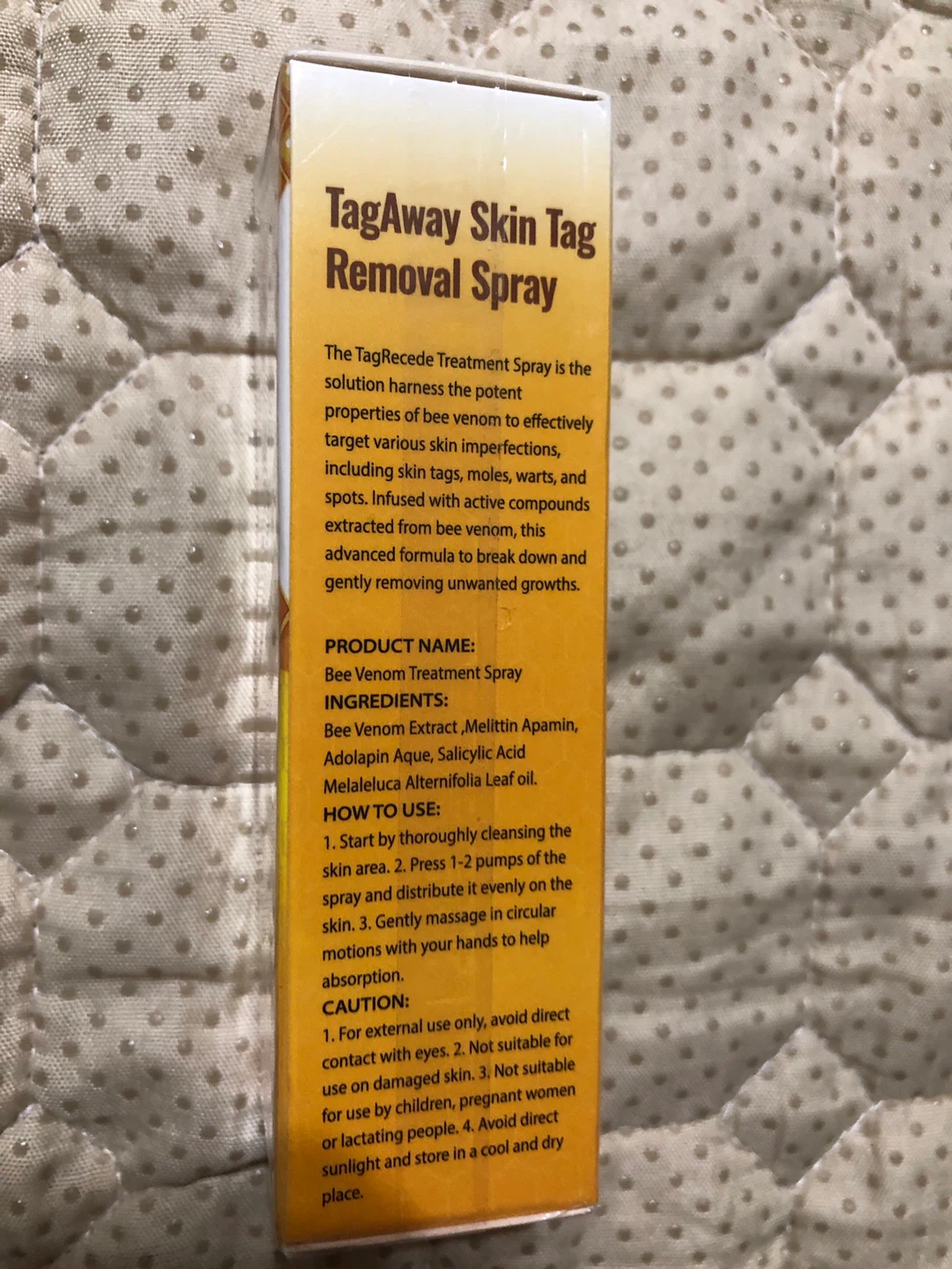 New-TagAway Skin Tag Removal Spray - Bee Venom Treatment - photo 3
