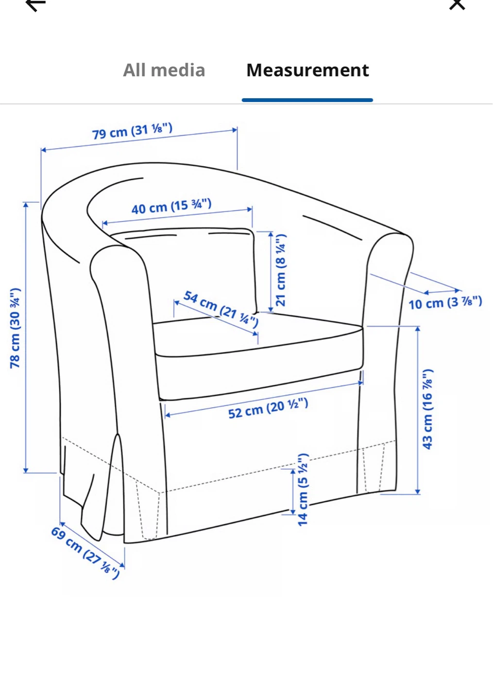 2 White ikea Accent Chairs with Lumbar Pillow - photo 5