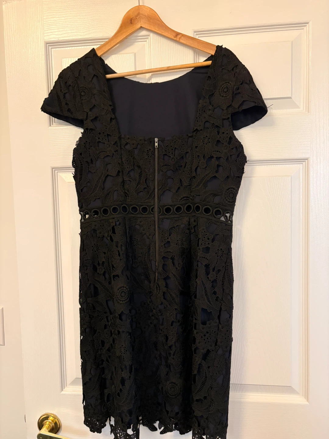 Sam Edelman Black Lace Dress Size 10 - photo 2