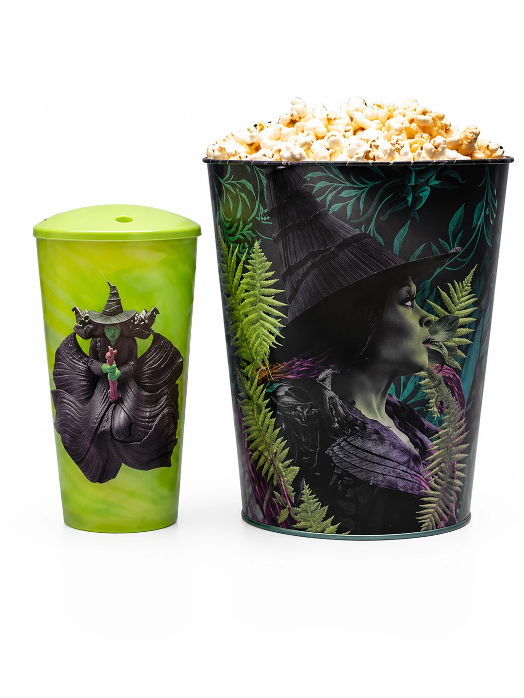 Wicked for good Elphaba popcorn bucket and cup combo from regal