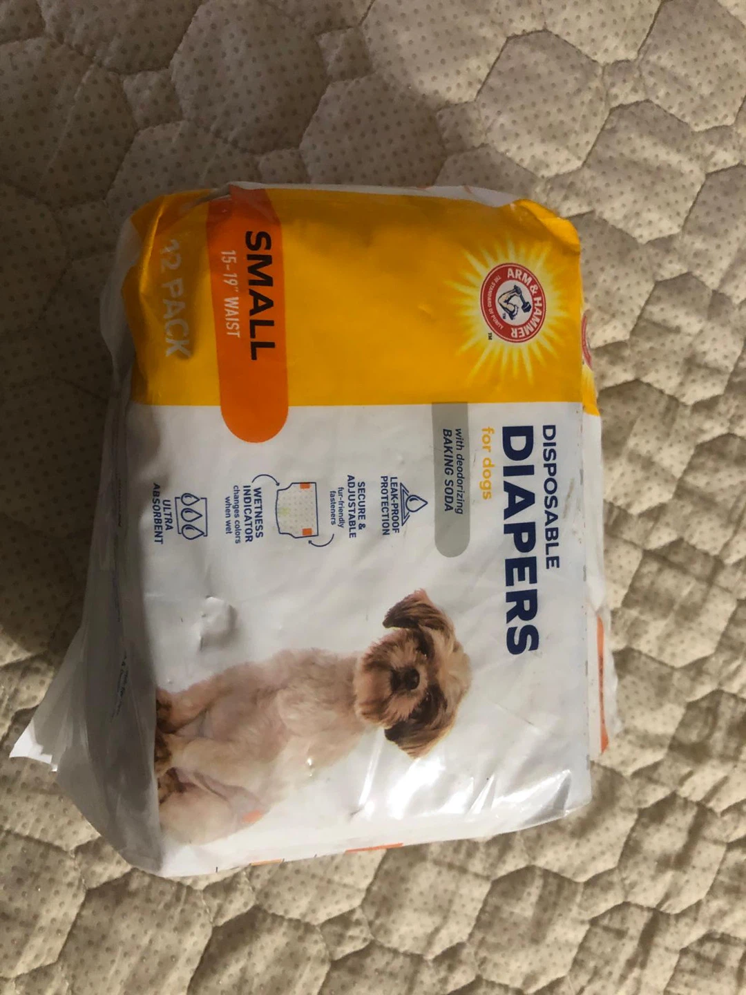 New-Arm & Hammer Disposable Dog Diapers - Small (12 Pack) - photo 2