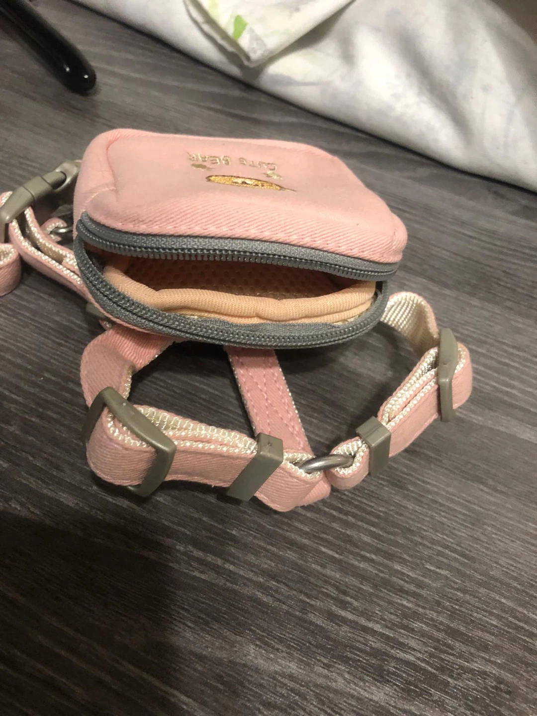 New-Pink Cute Bear Dog Harness with Leash - photo 2