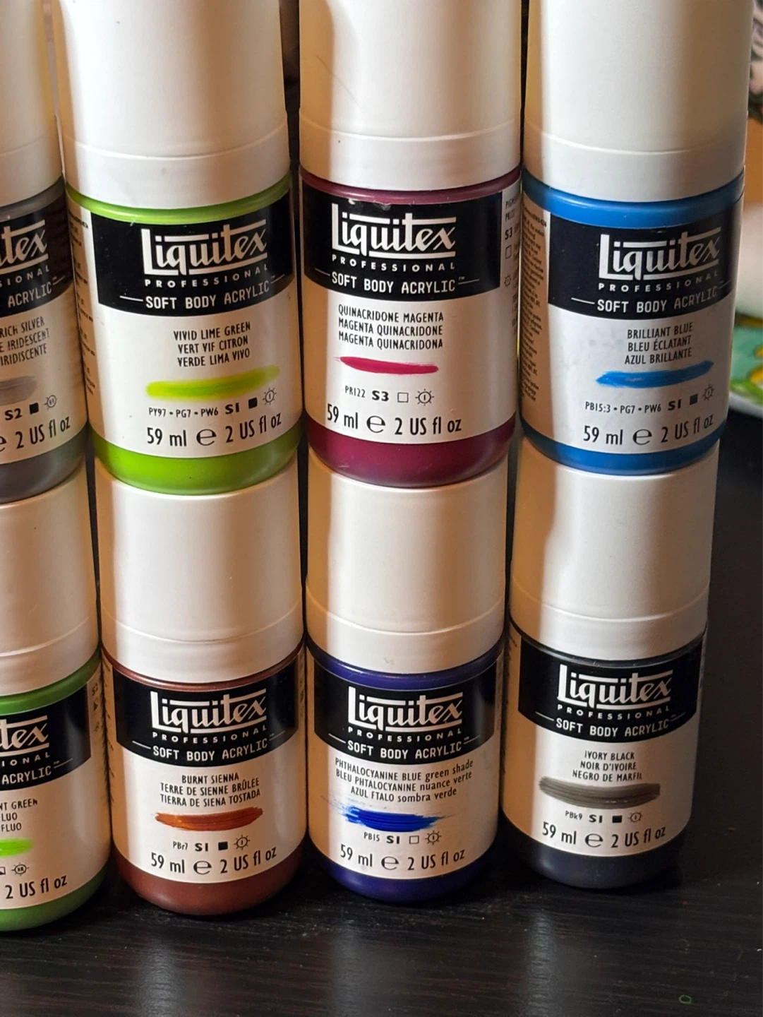 Liquitex® Professional Soft Body Acrylic Bottles 2oz. Lot of 12 - photo 3