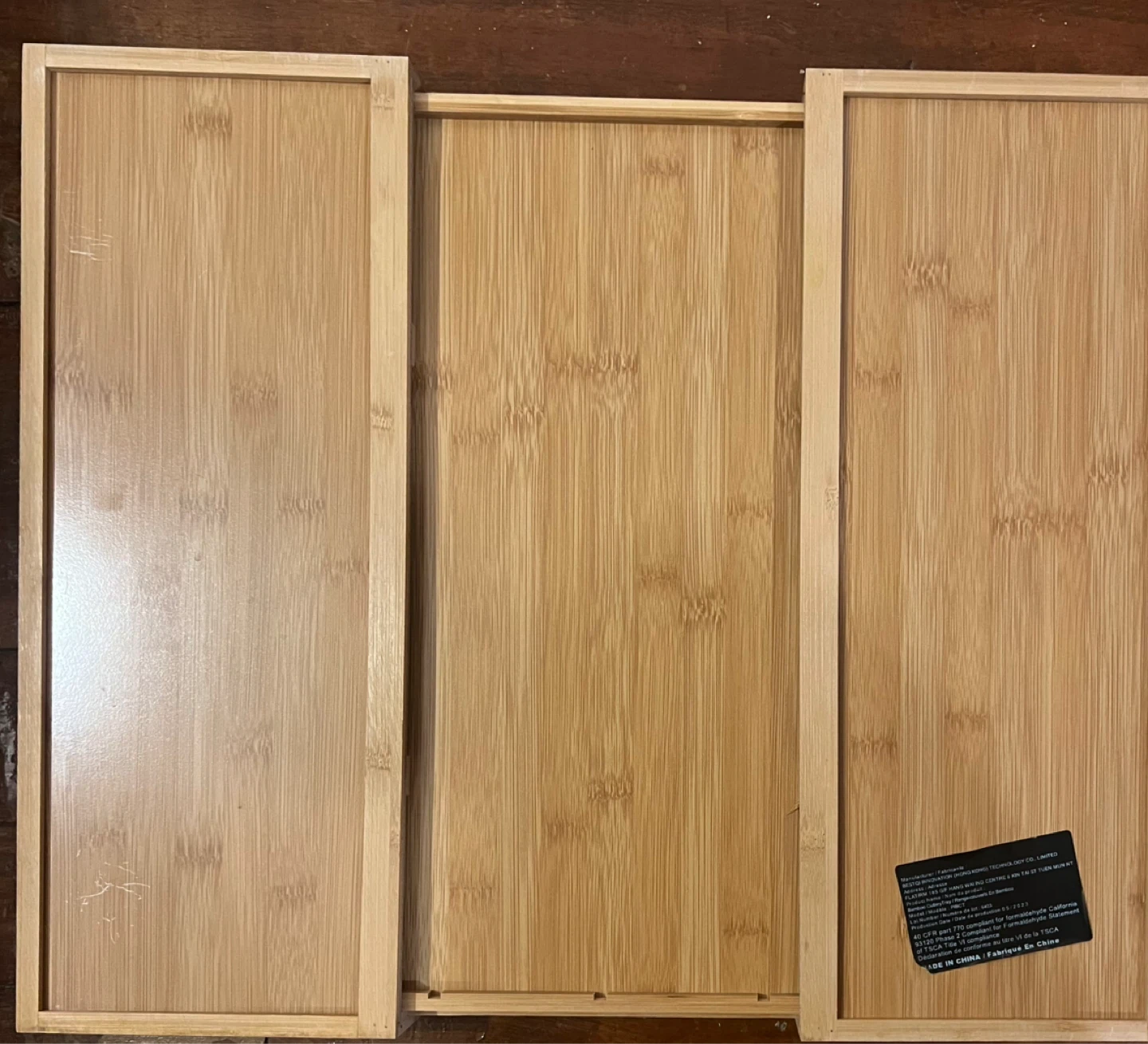 Bamboo Expandable Drawer Organizer - photo 3