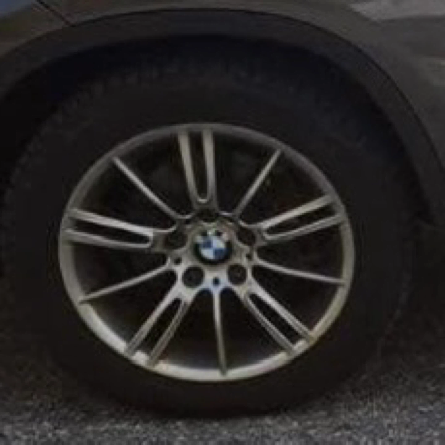 3 rims with 3 tires