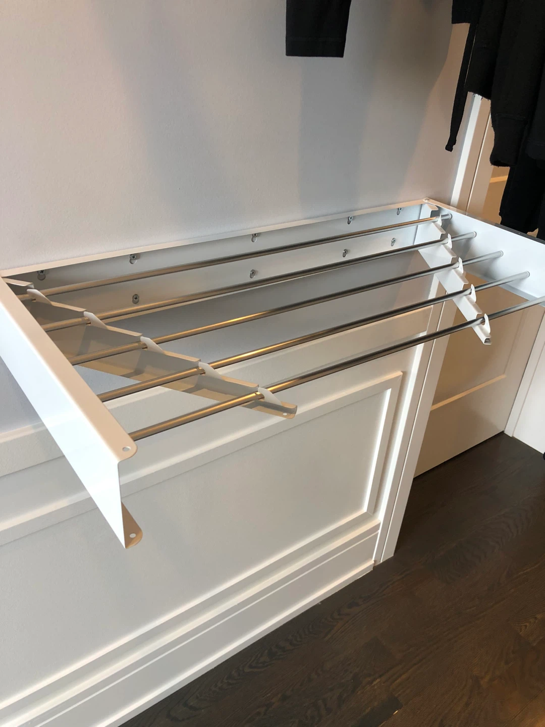 Wall Mounted Drying Rack / Coat Rack