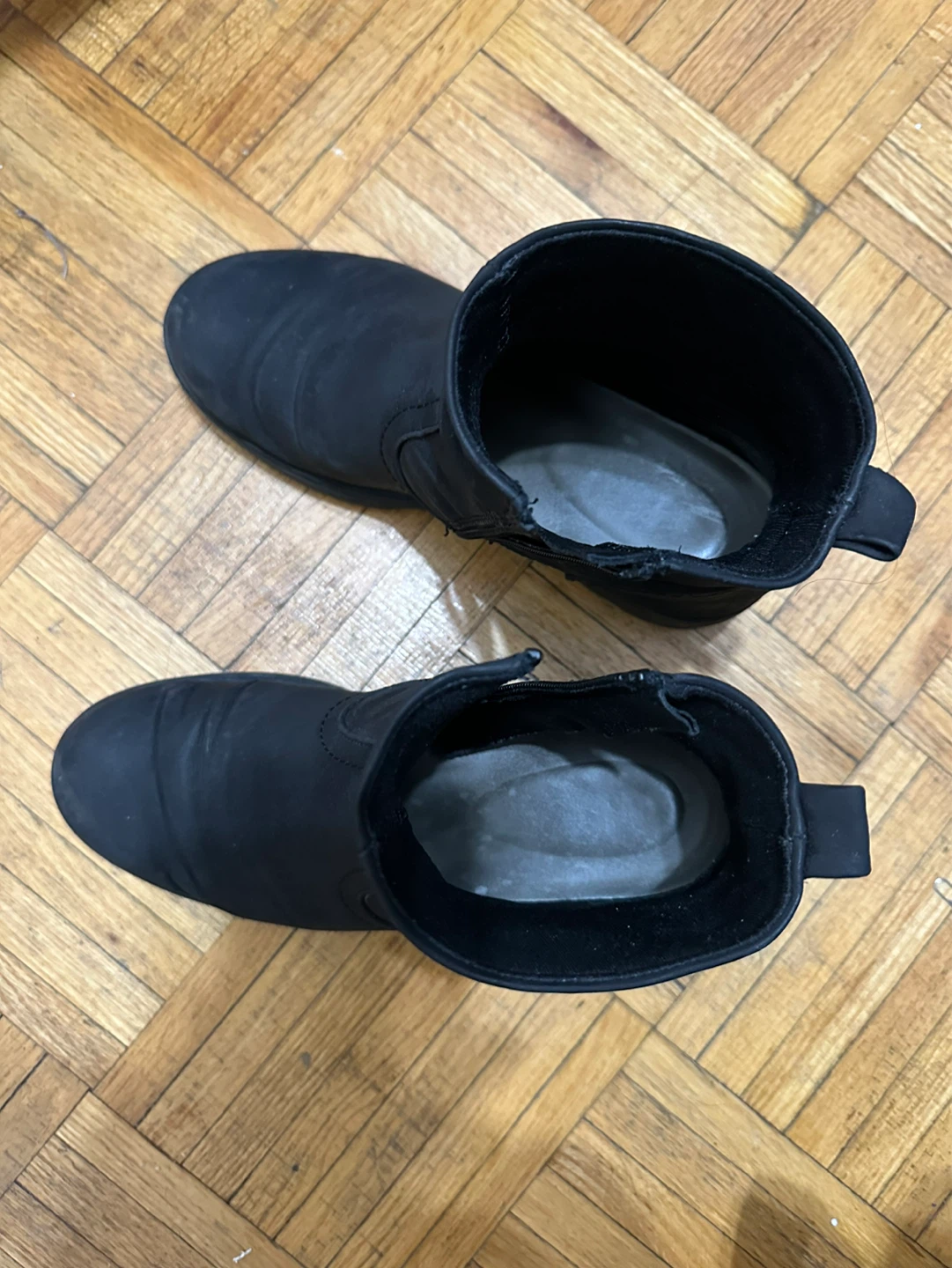 Assorted Footwear Bundle: Nike, Red Flats, Black Boots - photo 4