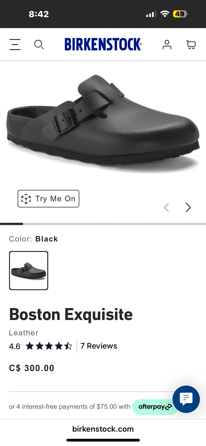 Birkenstock BS Exquisite - Black Leather - Size 40 - photo 4