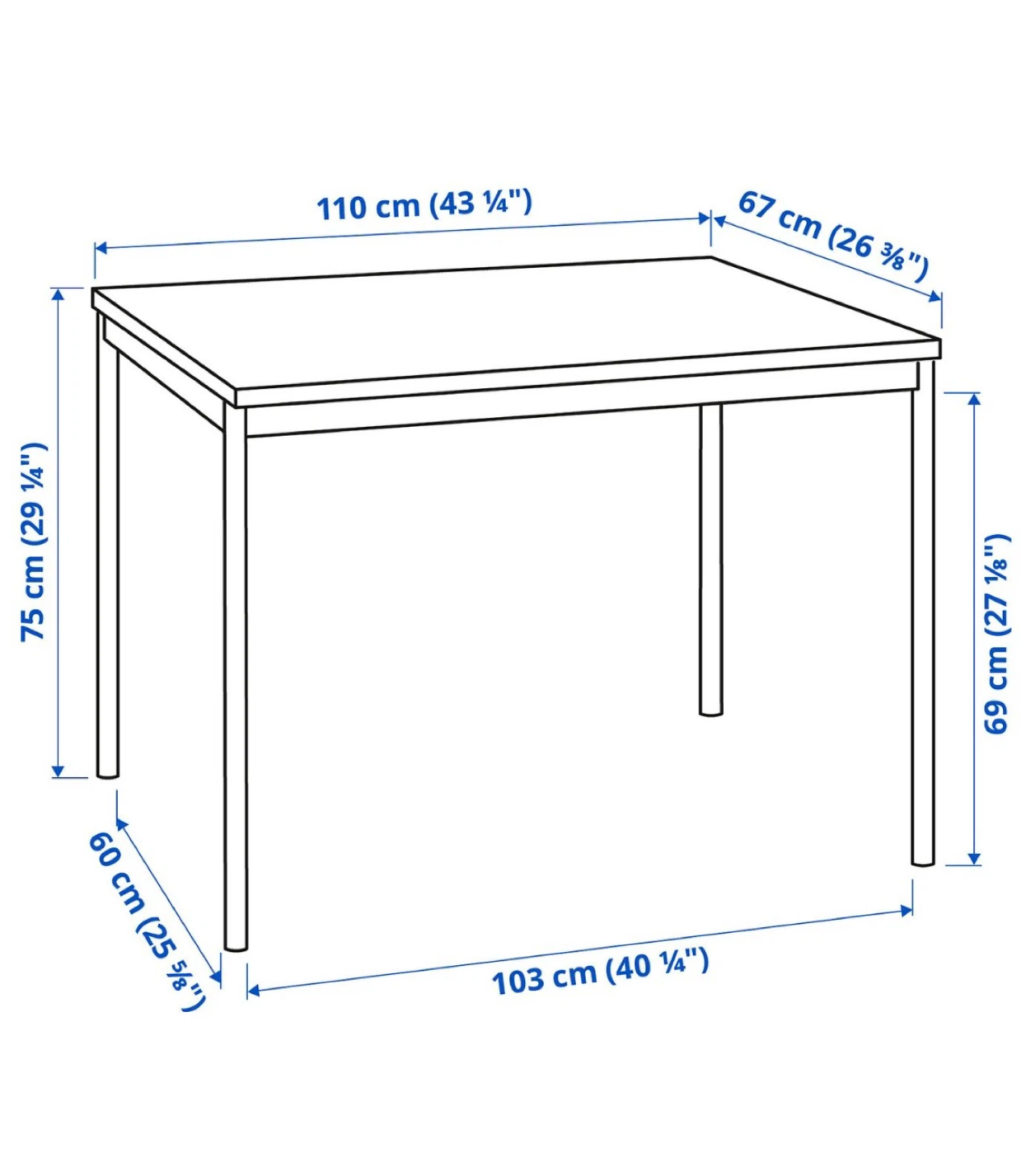 IKEA Sandsberg Dining Table Set - Black - photo 3